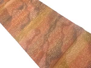 道長取り模様織出し袋帯